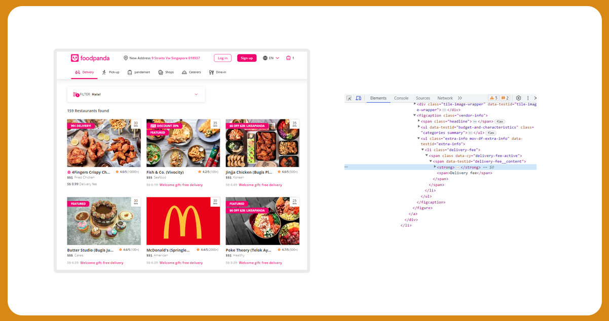 Exploring DataSets and Applications with Foodpanda API Scraping