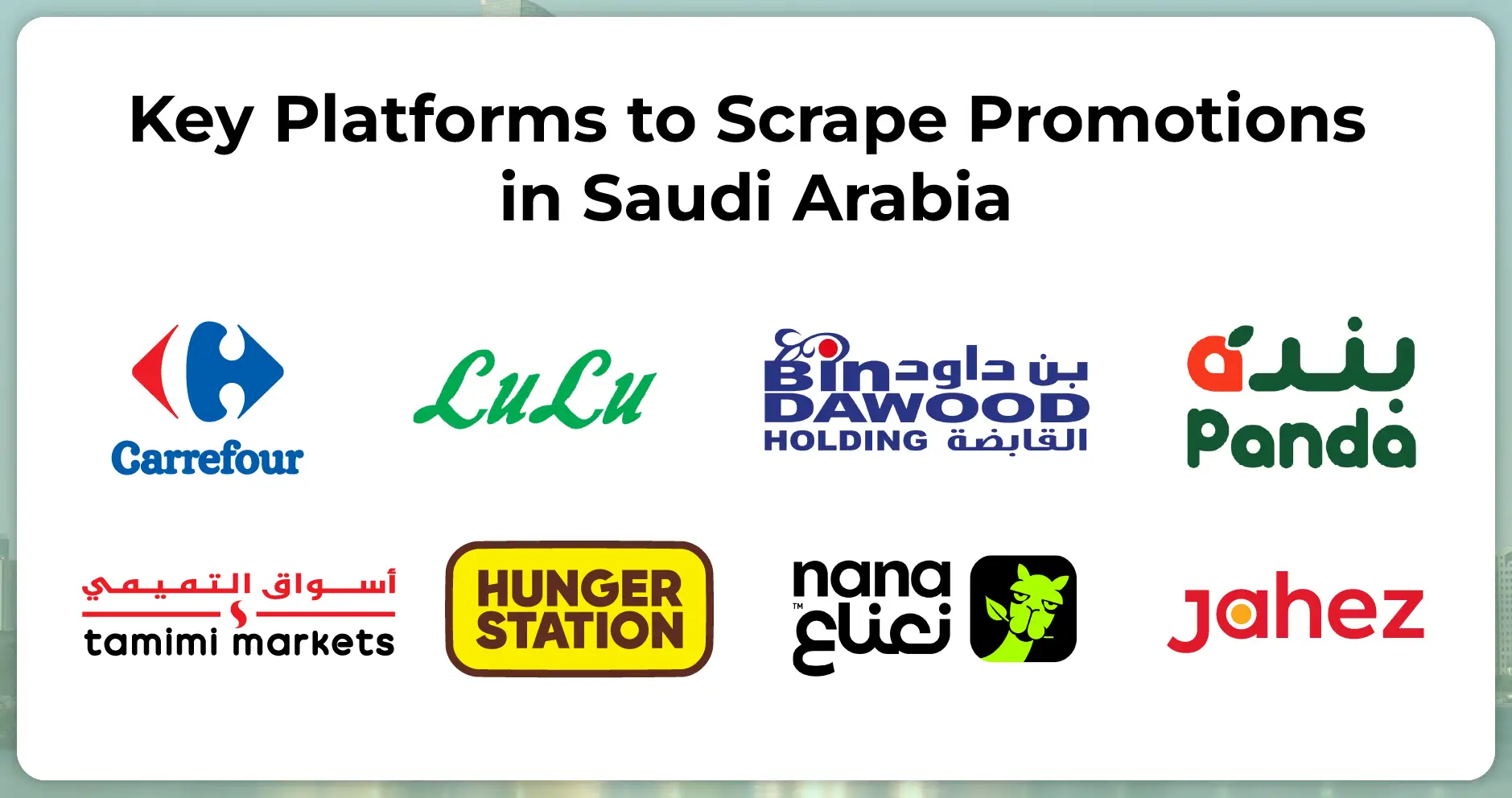 Key Platforms to Scrape Promotions From in Saudi Arabia