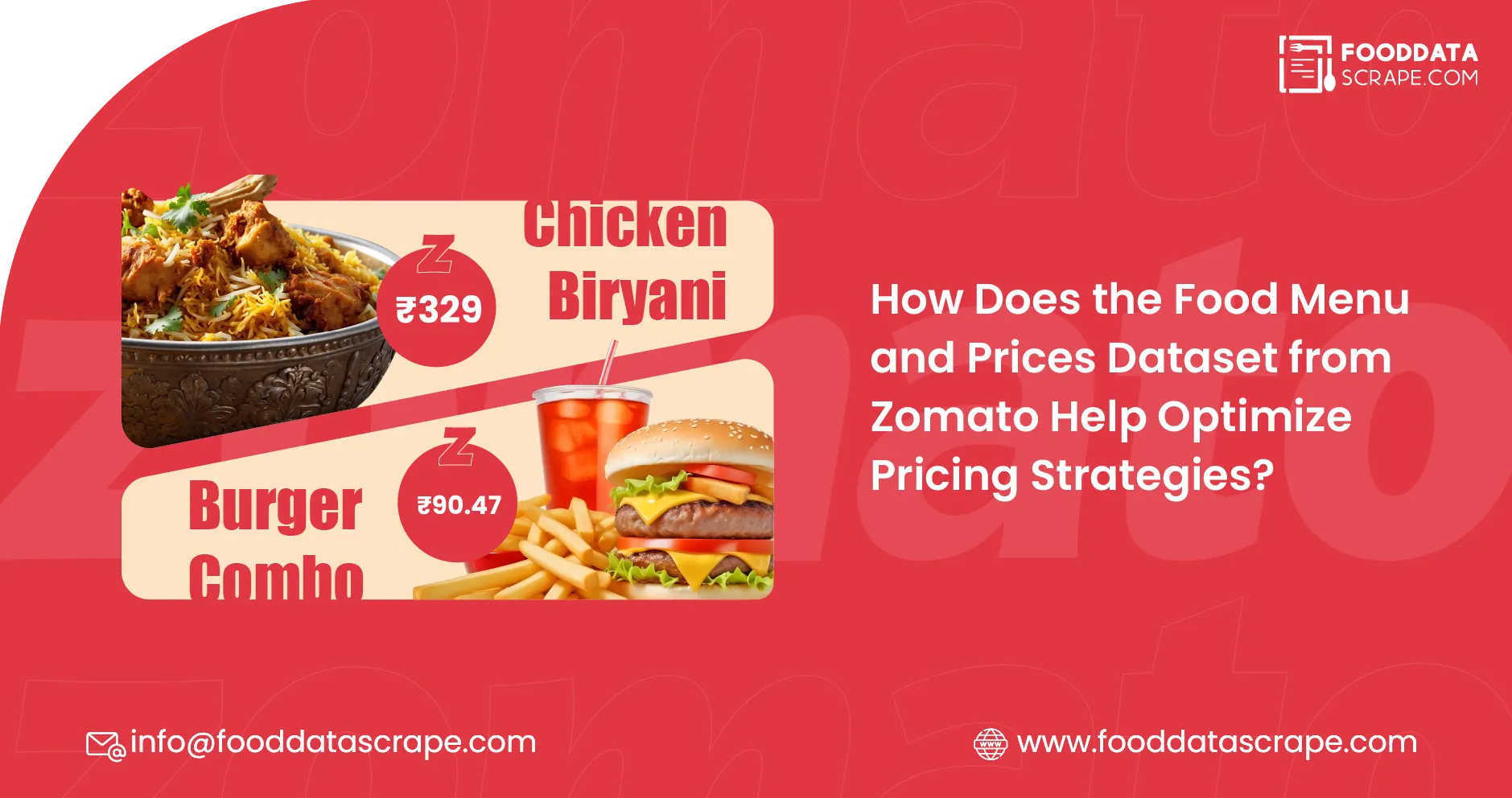 How Does the Food Menu and Prices Dataset from Zomato Help Optimize Pricing Strategies?