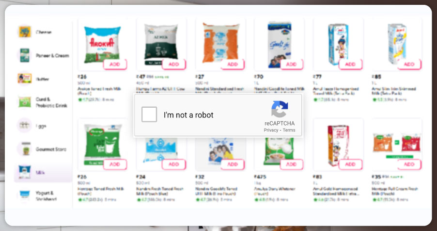 Challenges in Scraping Grocery Platforms
