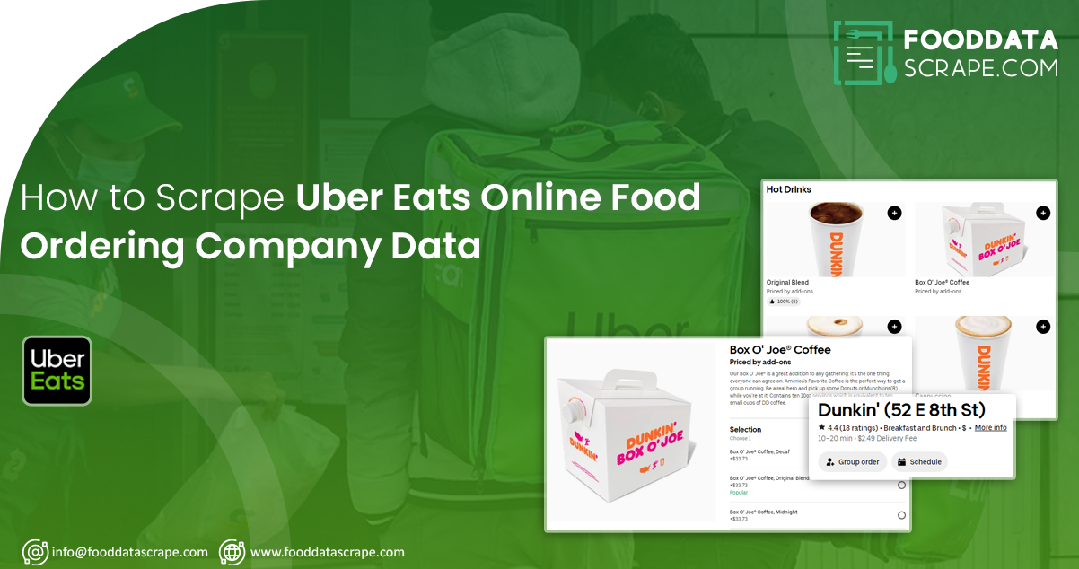 How To Scrape Uber Eats Online Food Ordering Company Data ...