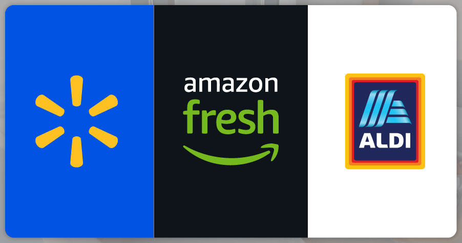 Why Walmart, Aldi, and Amazon?