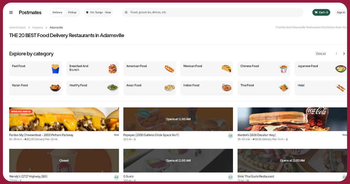 Features-of-Postmates-API