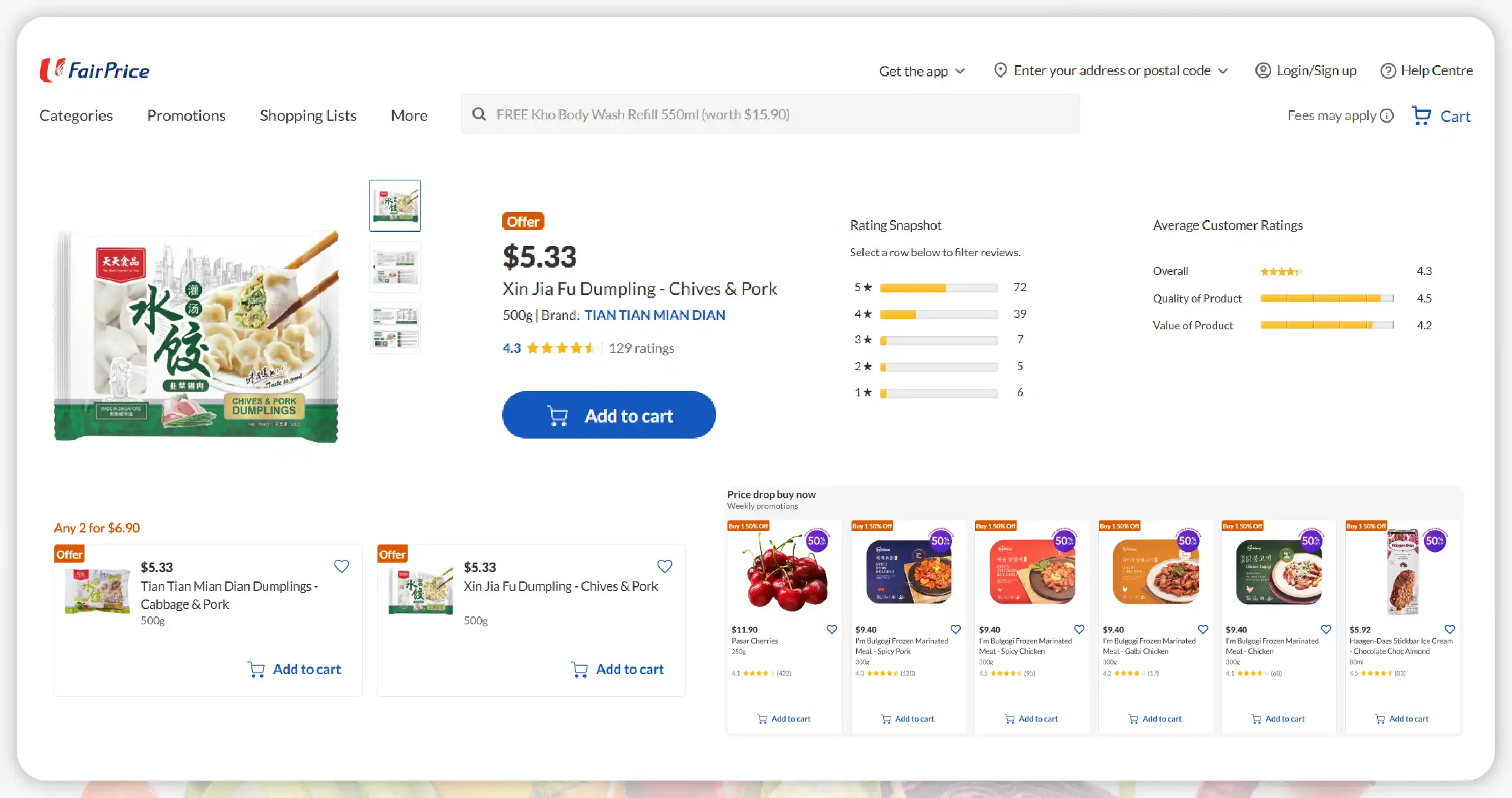 Reasons to Scrape FairPrice Data