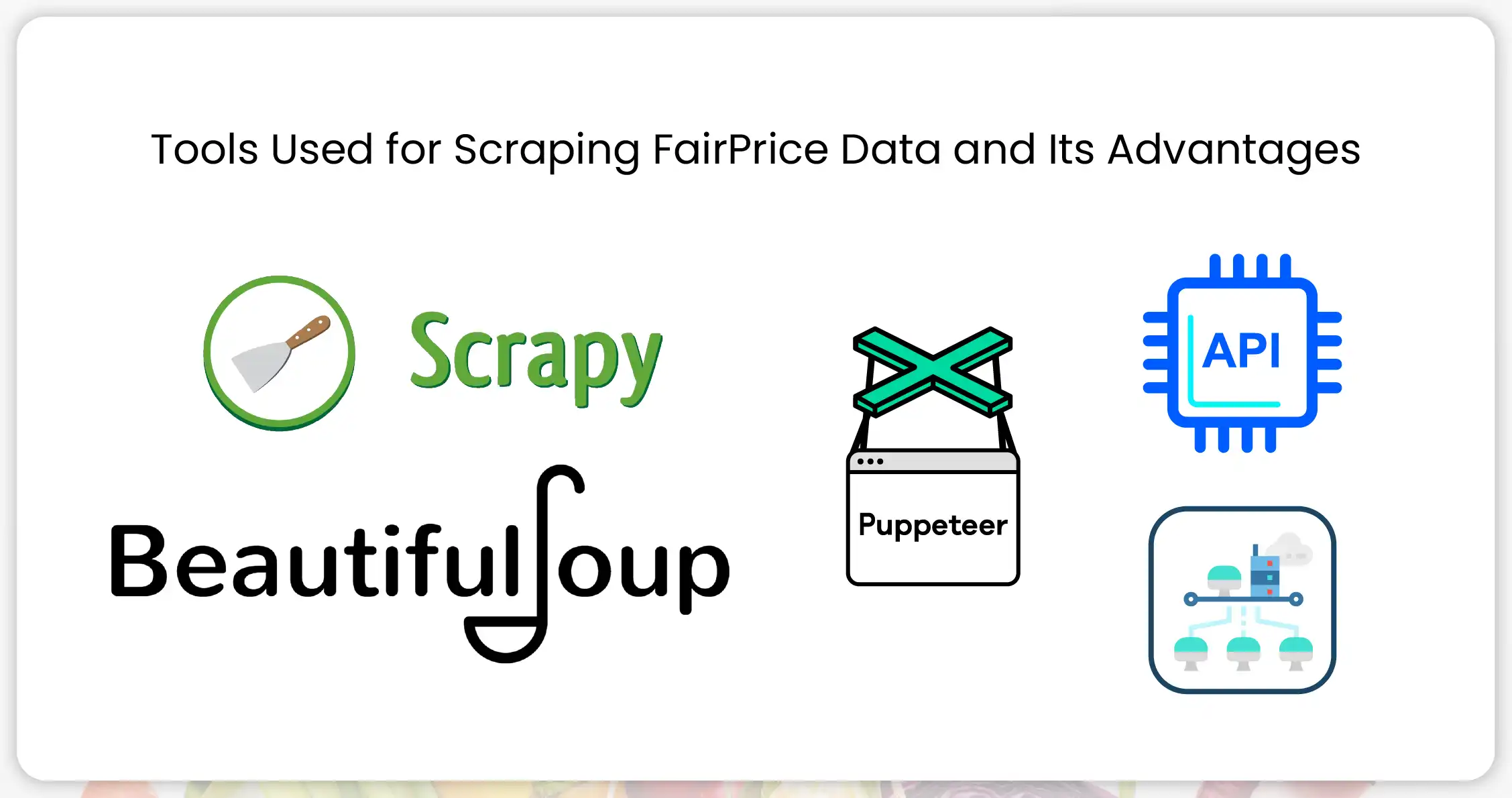 Tools Used for Scraping FairPrice Data and Its Advantages