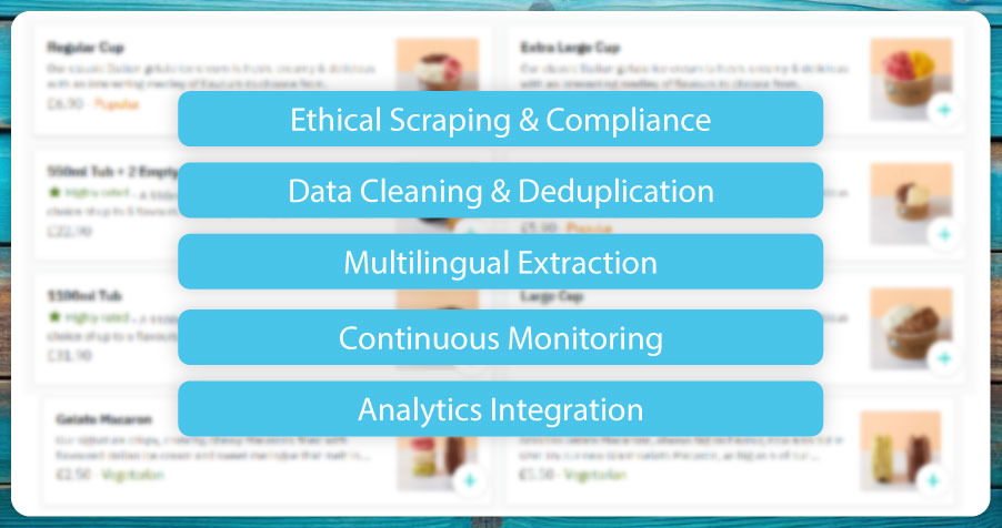 Best Practices for Ice Cream Data Scraping