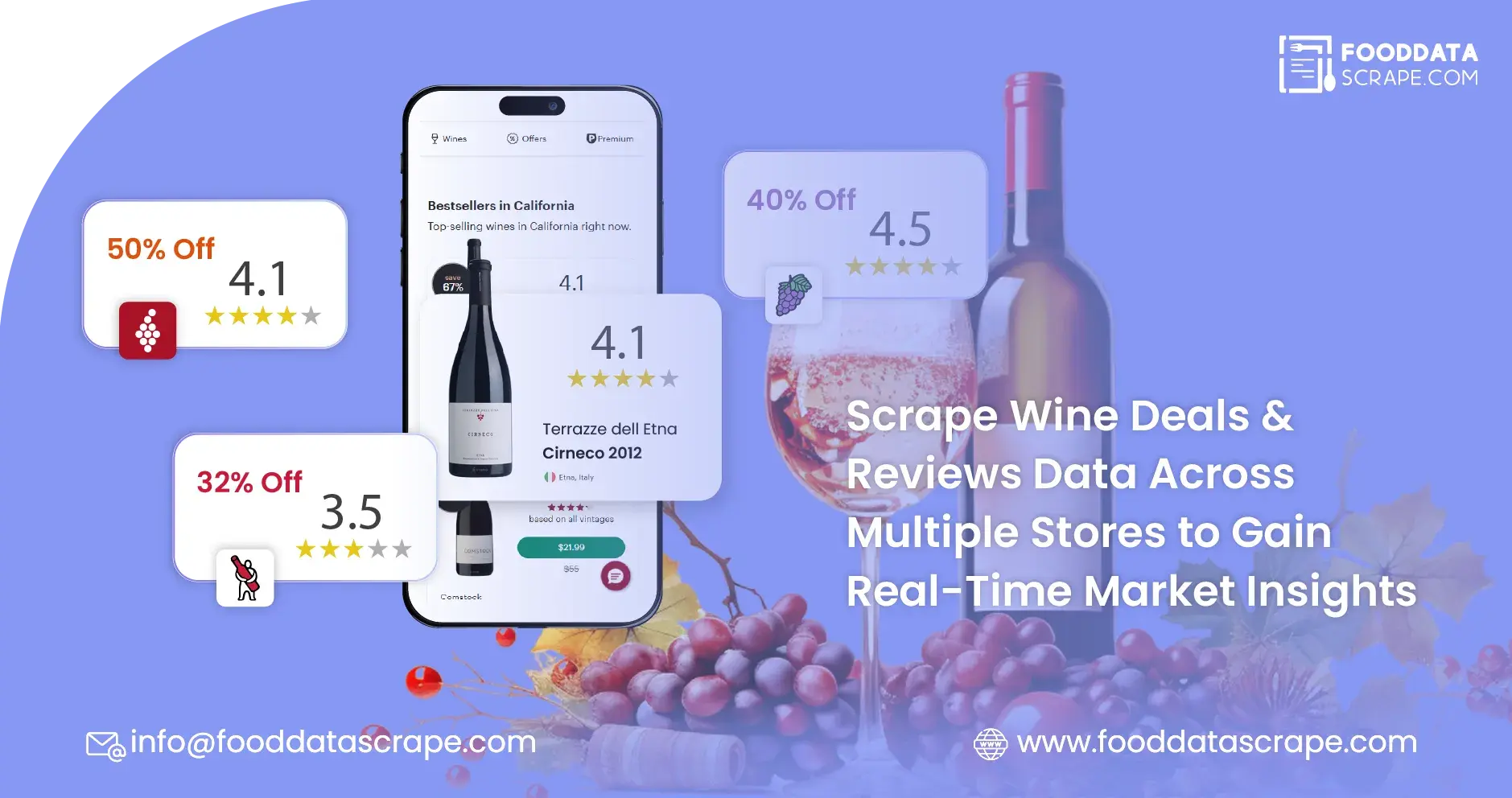 Scrape Wine Deals & Reviews Data Across Multiple Stores to Gain Real-Time Market Insights