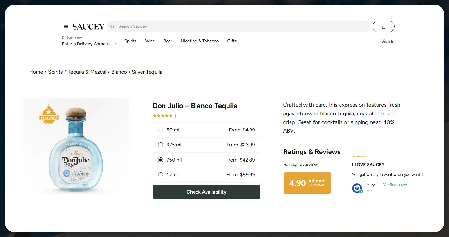 Delivered Features & Data Fields