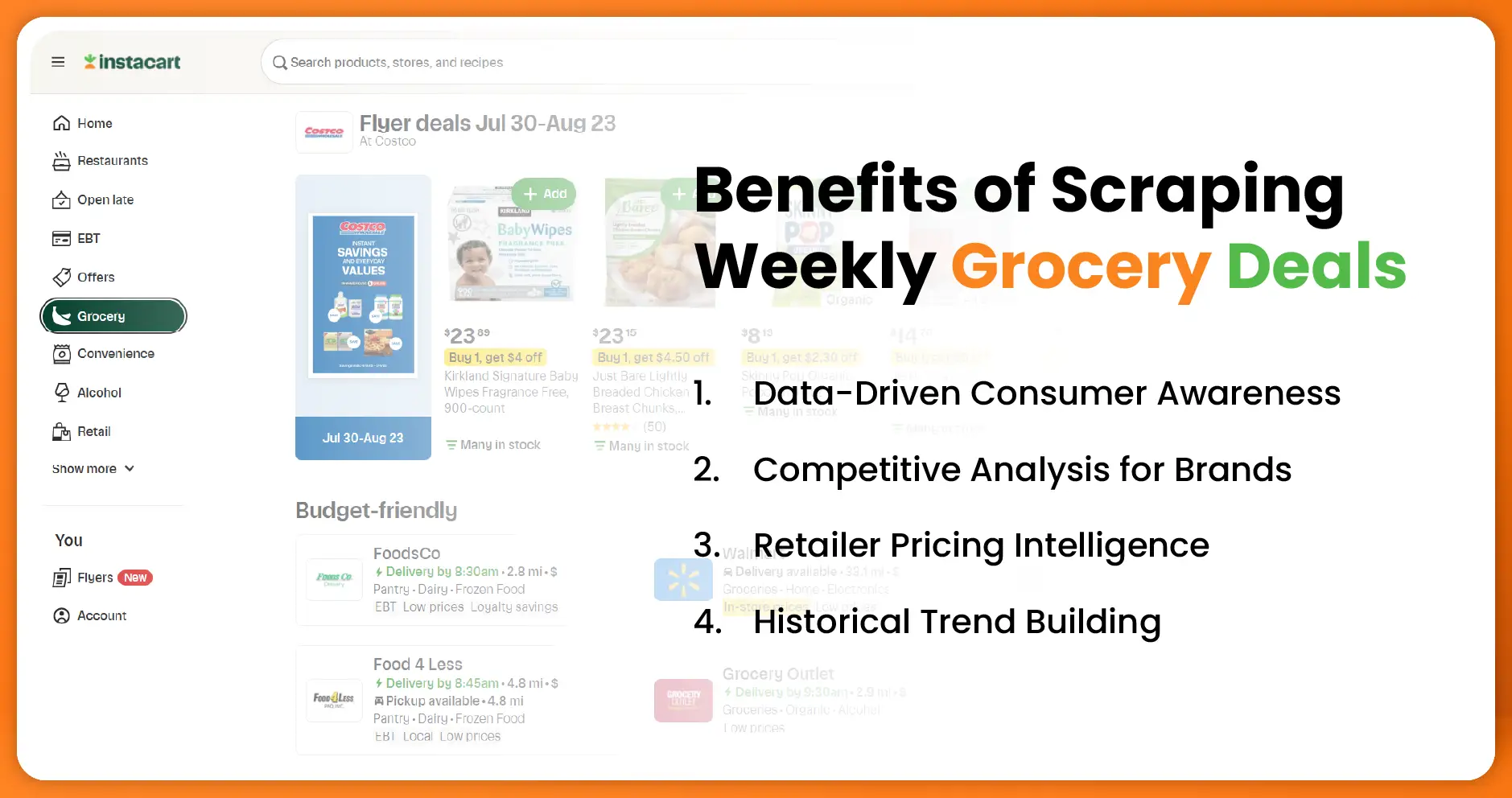 Benefits of Scraping Weekly Grocery Deals
