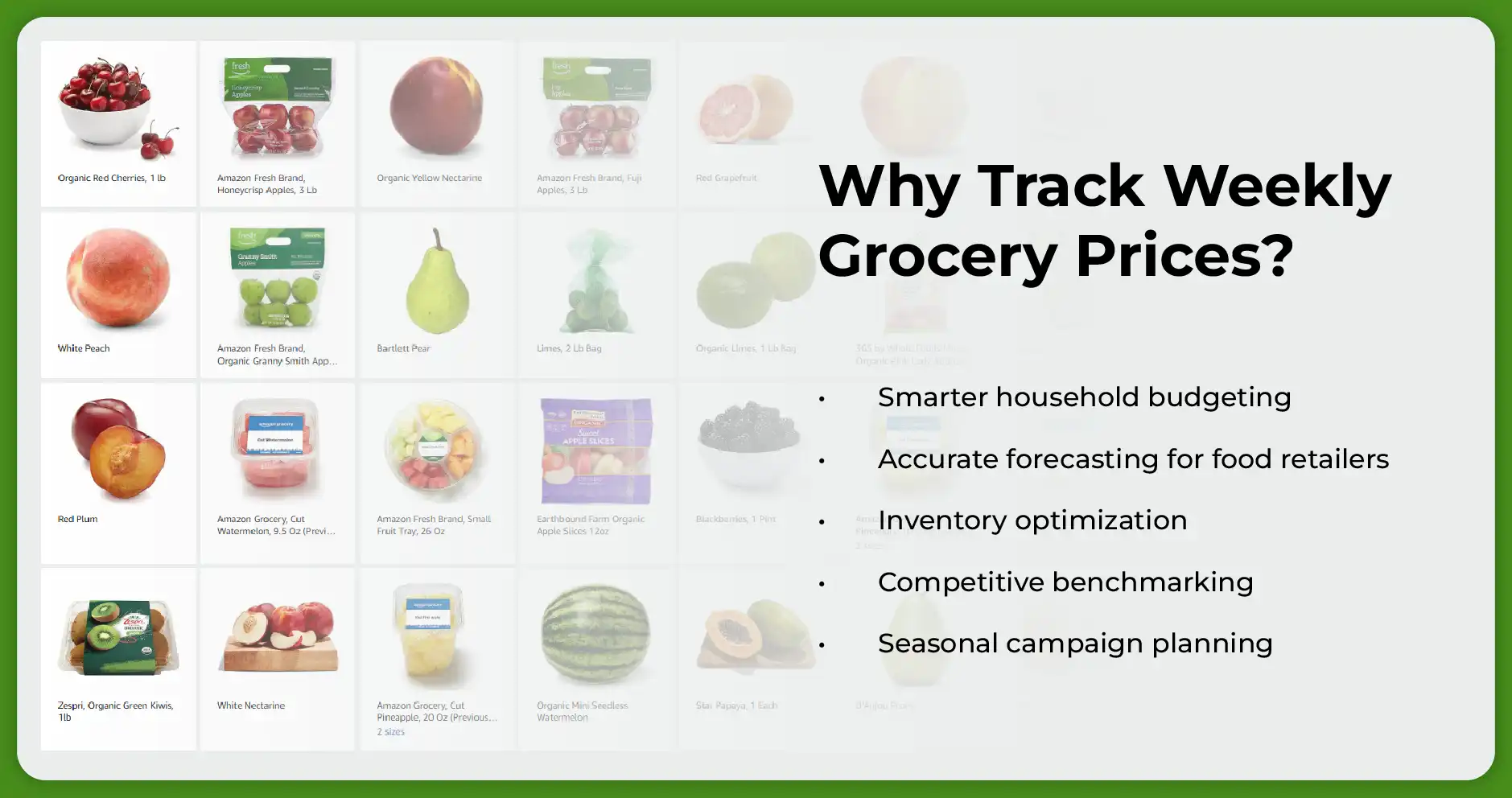 Why Track Weekly Grocery Prices?